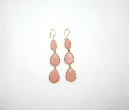 Preview: Rosenquarz Ohrhänger