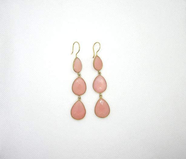 Rosenquarz Ohrhänger